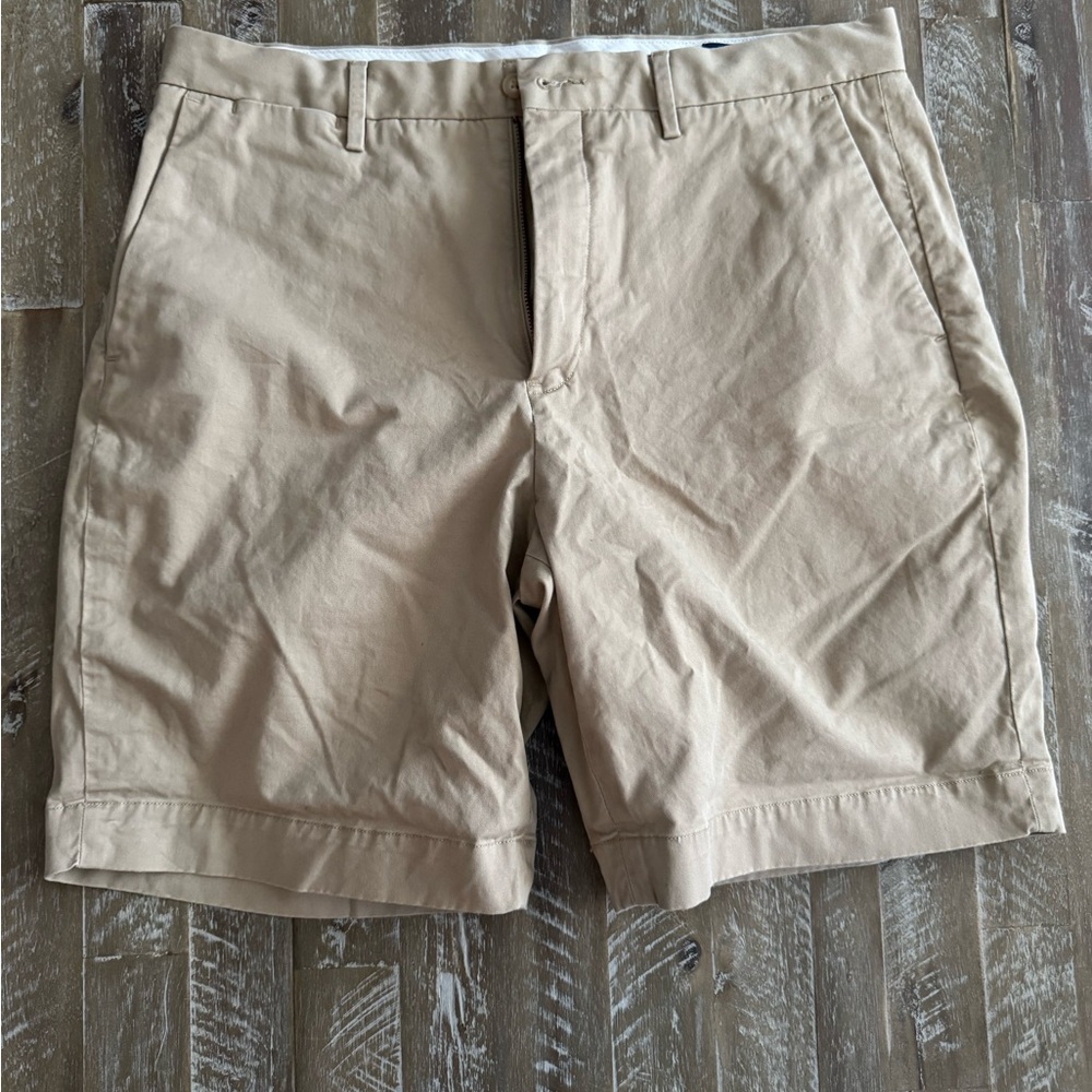 Polo by Ralph Lauren Men's Khaki Flat Front Shorts